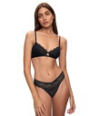 【送料無料】 エバージェイ レディース ブラジャー アンダーウェア Lara Triangle Bralette Black