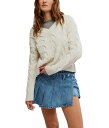 【送料無料】 フリーピープル レディース ニット・セーター アウター Washed Cable V Neck Optic White