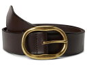 【送料無料】 メイドウェル レディース ベルト アクセサリー Oval Buckle Belt Coffee Bean
