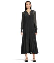 【送料無料】 メイドウェル レディース ワンピース トップス Suzy Dress - Viscose Clip Dot Jacquard True Black