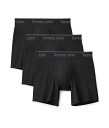 【送料無料】 トミージョン メンズ ボクサーパンツ アンダーウェア 3-Pack Second Skin Modal Boxer Brief Black(4)