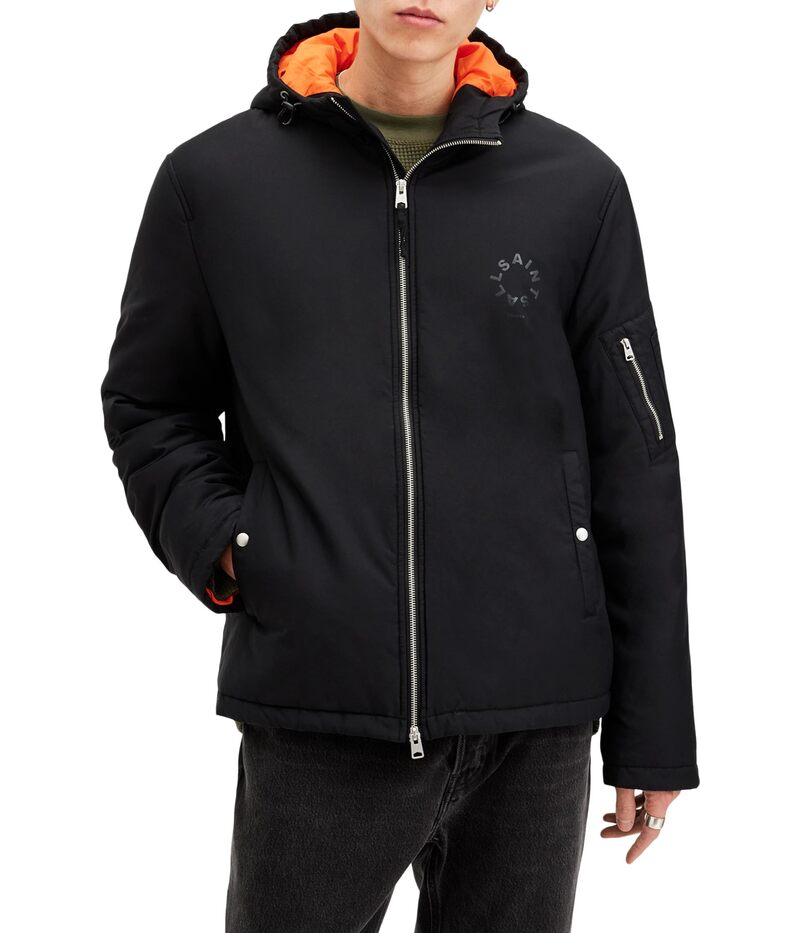 【送料無料】 オールセインツ メンズ コート アウター Rockpile Jacket Black