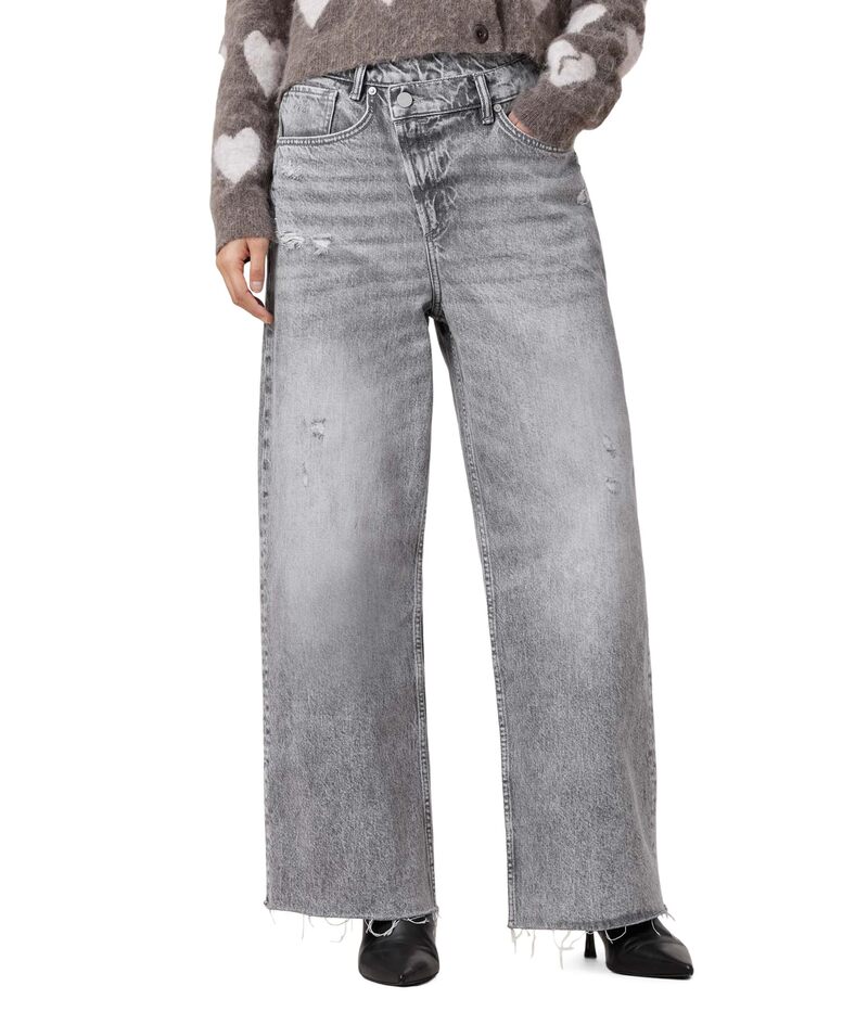 ReVida ŷԾŹ㤨֥륻 ǥ ܥȥॹ 奢ѥ  AllSaints Aki Crossover Jeans Washed Grey 졼פβǤʤ38,800ߤˤʤޤ