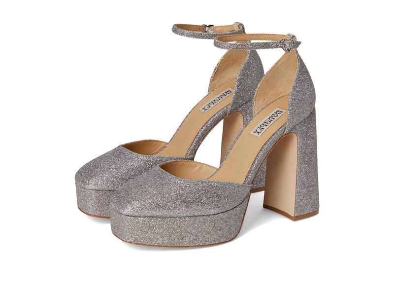 バッジェリーミシュカ レディース シューズ ヒール Badgley Mischka Jayda Antique Silver シルバー