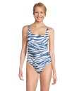 【送料無料】 トッミーバハマ レディース 上下セット 水着 Palm Modern Zanzebra Square Neck One Piece Banff B...