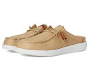 【送料無料】 ヘイデュード メンズ スリッポン・ローファー シューズ Wally Slip Stretch Canvas Tan/White
