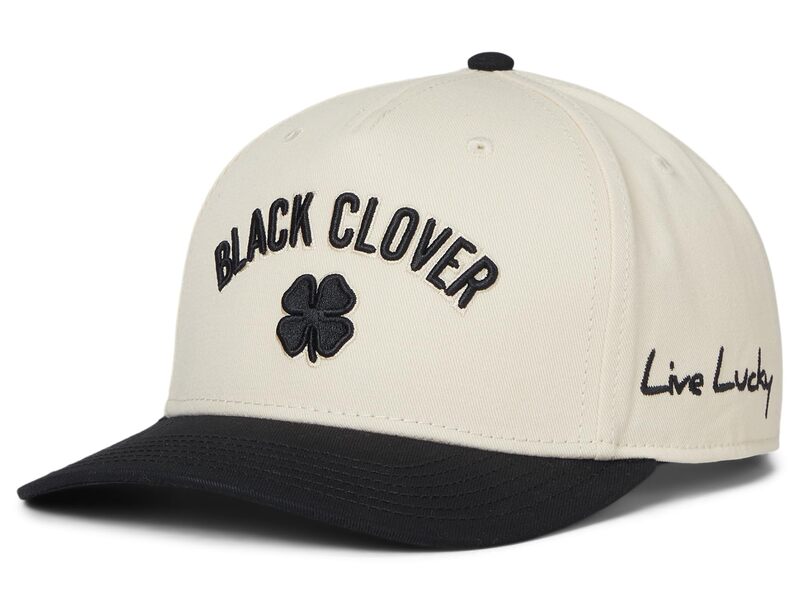 ブラック クローバー メンズ アクセサリー 帽子 Black Clover Timeless 1 Adjustable Hat Creme/Black Hat ブラック