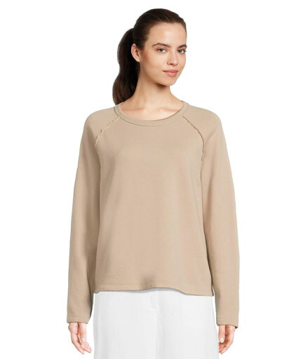【送料無料】 エイリーンフィッシャー レディース シャツ トップス Raglan Boxy Top Wheat 【送料無料】 エイリーンフィッシャー レディース シャツ トップス Raglan Boxy Top Wheat
