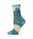 【送料無料】 ダーンタフバーモント レディース 靴下 アンダーウェア Bear Town Micro Crew Lightweight with Cushion Quartz
