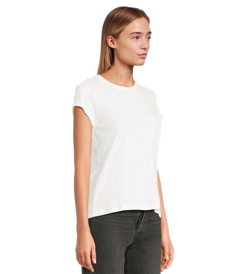 【送料無料】 オールセインツ レディース シャツ トップス Anna Tee Chalk White
