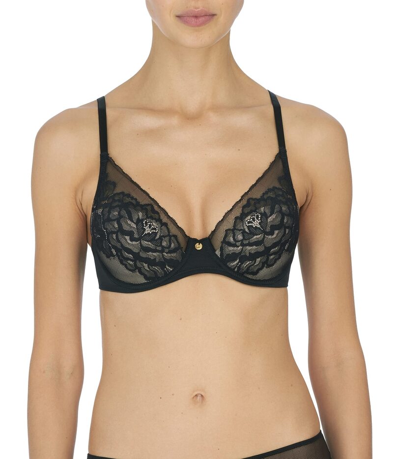 【送料無料】 ナトリ レディース ブラジャー アンダーウェア Flora Contour Underwire Bra 721150 Black/Light Moc