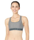 【送料無料】 アンダーアーマー レディース ブラジャー アンダーウェア Cross-Back Mid Heather Bra Charcoal Light