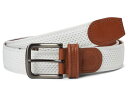 【送料無料】 ジョンストンアンドマーフィー メンズ ベルト アクセサリー Amherst Engineered Knit Cream