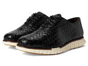 【送料無料】 コールハーン メンズ オックスフォード シューズ Zerogrand Remastered Woven Oxford Black/Dark Nat...