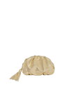 【送料無料】 レベッカミンコフ レディース ハンドバッグ バッグ Ruched Clutch Champagne