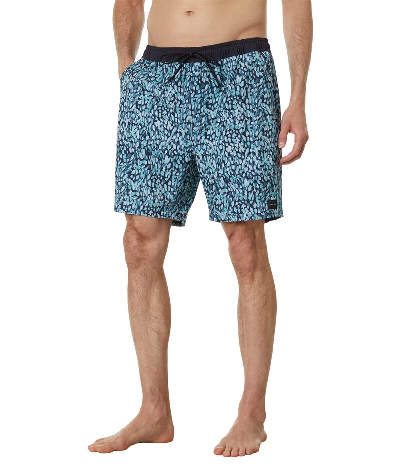 【送料無料】 リップカール メンズ ハーフパンツ・ショーツ 水着 Motions 18" Volley Blue