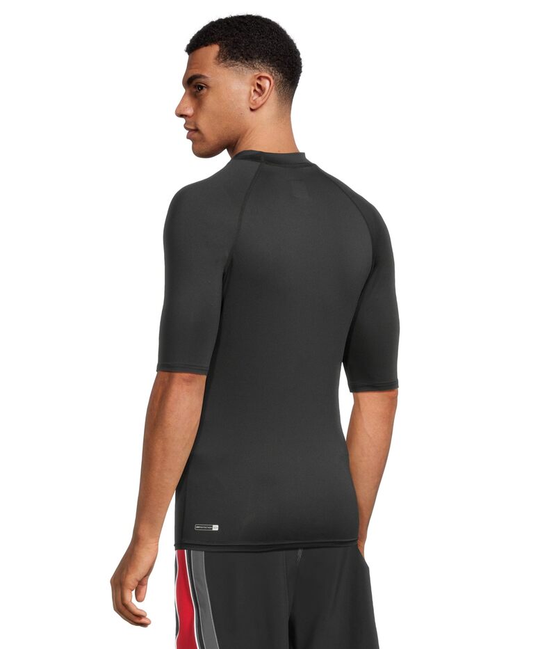 【送料無料】 クイックシルバー メンズ ハーフパンツ・ショーツ 水着 HI UPF50 Shorts Sleeve Surf Tee Black