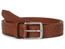 【送料無料】 ジョンストンアンドマーフィー メンズ ベルト アクセサリー Woven Center Lace Belt Brown
