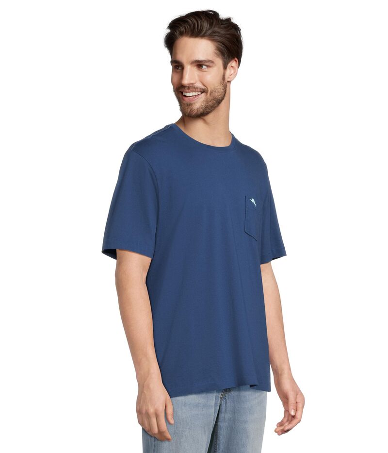 【送料無料】 トッミーバハマ メンズ シャツ トップス New Bali Skyline Tee Bering Blue