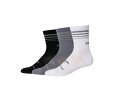【送料無料】 ブルックス メンズ 靴下 アンダーウェア Run-in Crew 3-pack Asphalt/White/