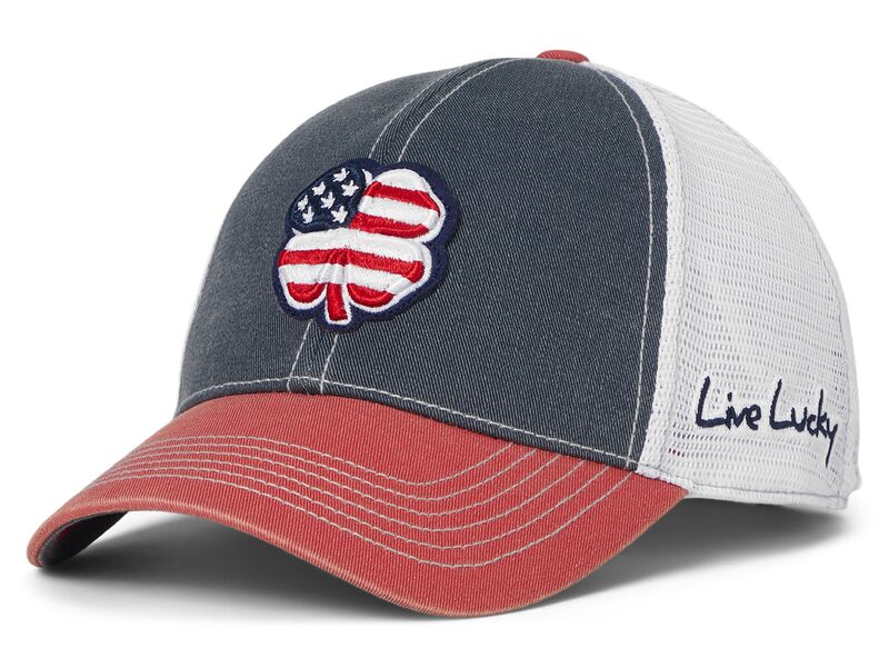 【送料無料】 ブラック クローバー メンズ 帽子 アクセサリー Usa 2t Vintage Adjustable Hat Navy/Red Hat/3d