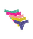 【送料無料】 ハンキーパンキー レディース パンツ アンダーウェア Signature Lace Petite Low-Rise Thong 5-Pack Fi...