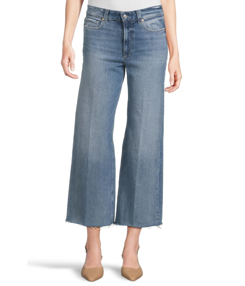 【送料無料】 ペイジ レディース デニムパンツ ボトムス Anessa Raw Hem in Poet Poet