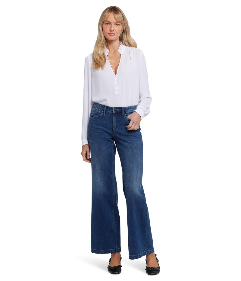 【送料無料】 エヌワイディージェイ レディース デニムパンツ ボトムス Teresa Wide Leg Jeans in Rio Rapids Rio Rapids