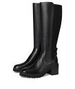 【送料無料】 コールハーン レディース ブーツ・レインブーツ シューズ Gema Tall Lug Boot Extended Calf Black Leath...