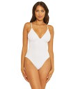【送料無料】 ベッカ レディース 上下セット 水着 Moon Ridge Rib Abigail One-Piece White