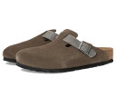 【送料無料】 ビルケンシュトック メンズ サンダル シューズ Boston - Suede/Oiled Leather Concrete Gray/I