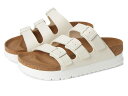 【送料無料】 ビルケンシュトック レディース サンダル シューズ Papillio by Birkenstock Florida Platform - Vegan Eggshell