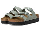 【送料無料】 ビルケンシュトック レディース サンダル シューズ Papillio by Birkenstock Florida Platform - Nubuck Pure Sage
