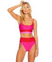 【送料無料】 ビーチライオット レディース ボトムスのみ 水着 Emmy Bottom Fuchsia Red Neo