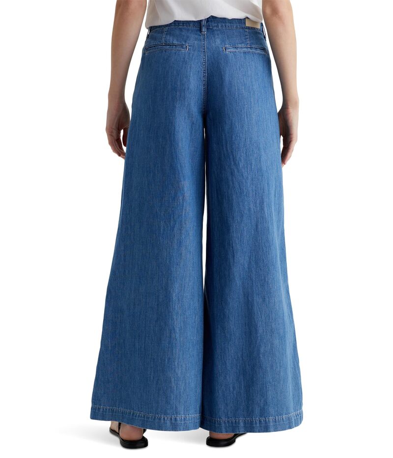 【送料無料】 エージージーンズ レディース デニムパンツ ボトムス Melinda High Rise Ultra Wide Palazzo Jeans in Catalina Catalina