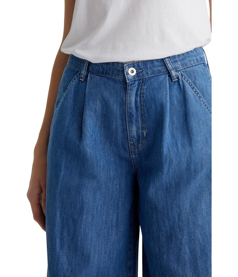 【送料無料】 エージージーンズ レディース デニムパンツ ボトムス Melinda High Rise Ultra Wide Palazzo Jeans in Catalina Catalina
