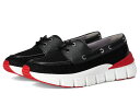 【送料無料】 ハンター レディース スリッポン・ローファー シューズ Sasa Black/White/Red