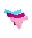 【送料無料】 ハンキーパンキー レディース パンツ アンダーウェア Breathesoft Natural Rise Thong 3 Pack Pacific ...