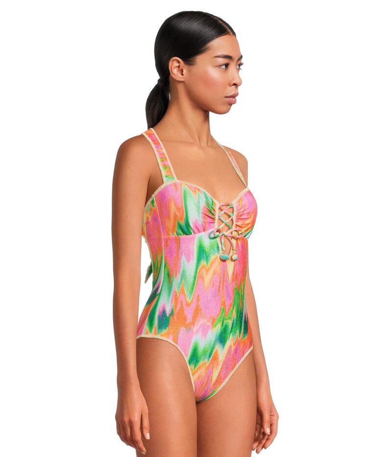 【送料無料】 ベッカ レディース 上下セット 水着 Mirage Kylam Bandeau One Piece Mutlicolor