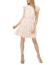 【送料無料】 セセ レディース ワンピース トップス Short Smocked Waist Dress With Ruffle Front New Ivory(4)