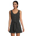 【送料無料】 ドード アンドコー レディース ジャンプスーツ トップス Arroyo Twill Sleeveless Romper Washed Black