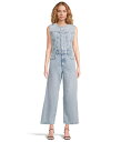 【送料無料】 ペイジ レディース ジャンプスーツ トップス Cirie Ankle Denim Jumpsuit in Mezza Mezza