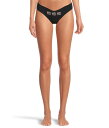 【送料無料】 コマンドー レディース パンツ アンダーウェア Thong With Applique Ho Ho Ho Black