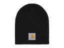 【送料無料】 カーハート メンズ 帽子 アクセサリー Acrylic Knit Hat Black(4)