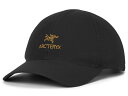 【送料無料】 アークテリクス メンズ 帽子 アクセサリー Bird Word Cap 24K Black