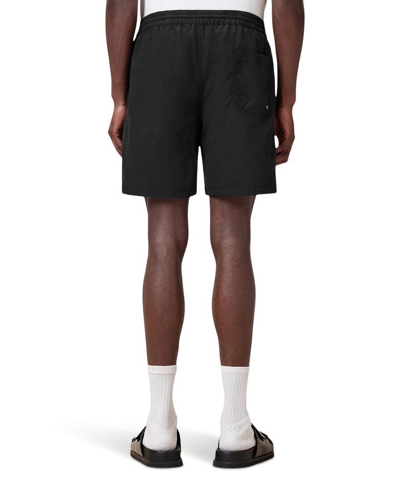 【送料無料】 オールセインツ メンズ ハーフパンツ・ショーツ 水着 Distortion Swim Shorts Jet Black