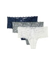 【送料無料】 コサベラ レディース パンツ アンダーウェア Never Say Never Comfie Thongs 3-Pack Moonivory/Nav...
