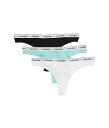 【送料無料】 カルバン クライン アンダーウェア レディース パンツ アンダーウェア Modern Logo Thong 3-Pack Black/Beau B...