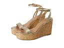 【送料無料】 ヴィンスカムート レディース ヒール シューズ Emrey Ankle Strap Wedge Sandals Egyptian Gold(4)
