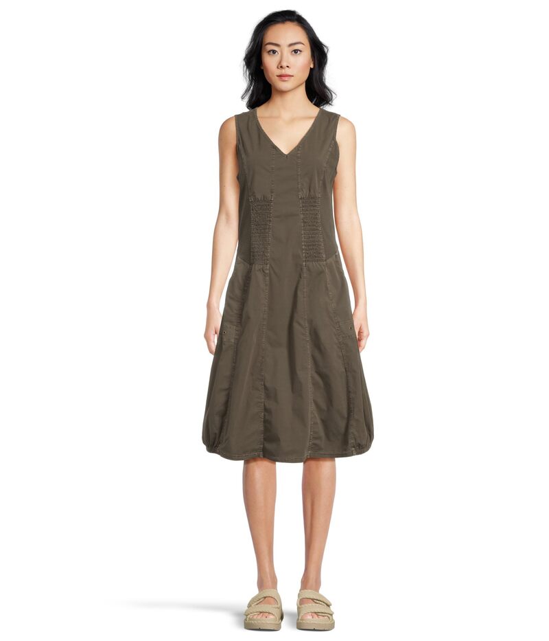 【送料無料】 エックスシーブイアイ レディース ワンピース トップス Gibbon Tank Dress Olive